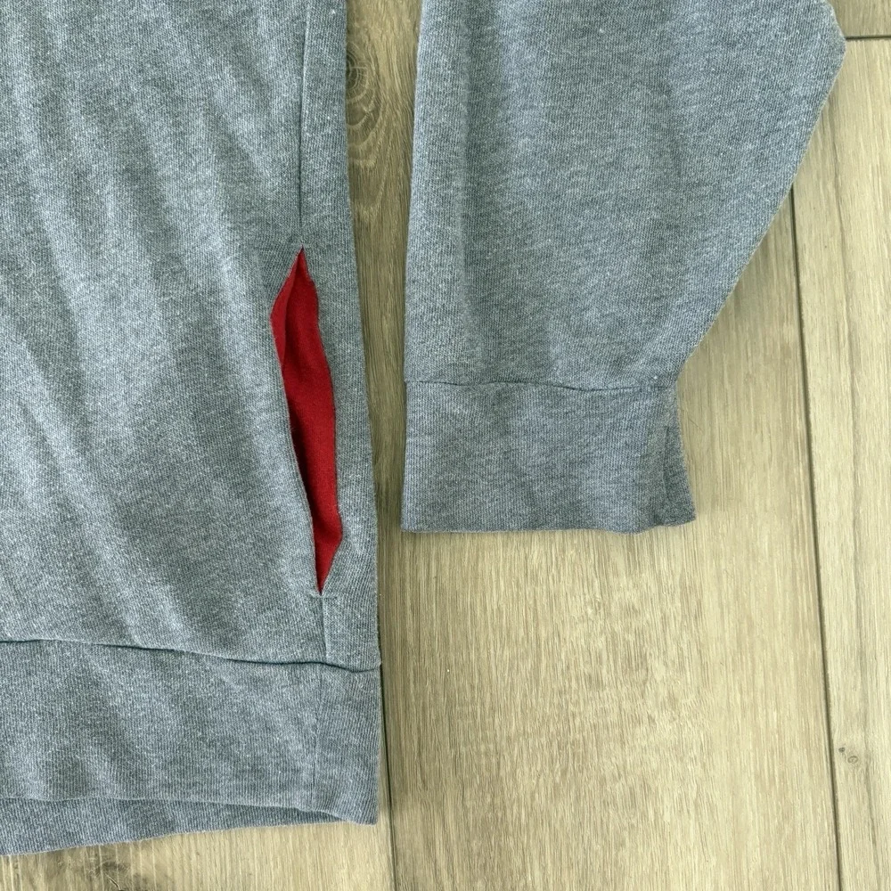 Victorias Secret PINK Ohio State Buckeyes Womens Large Loose Fit Gray Sweatshirt